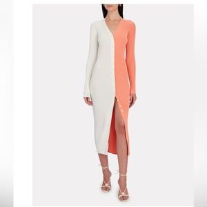 STAUD Shoko Colorblock Sweater Dress size M new without tag